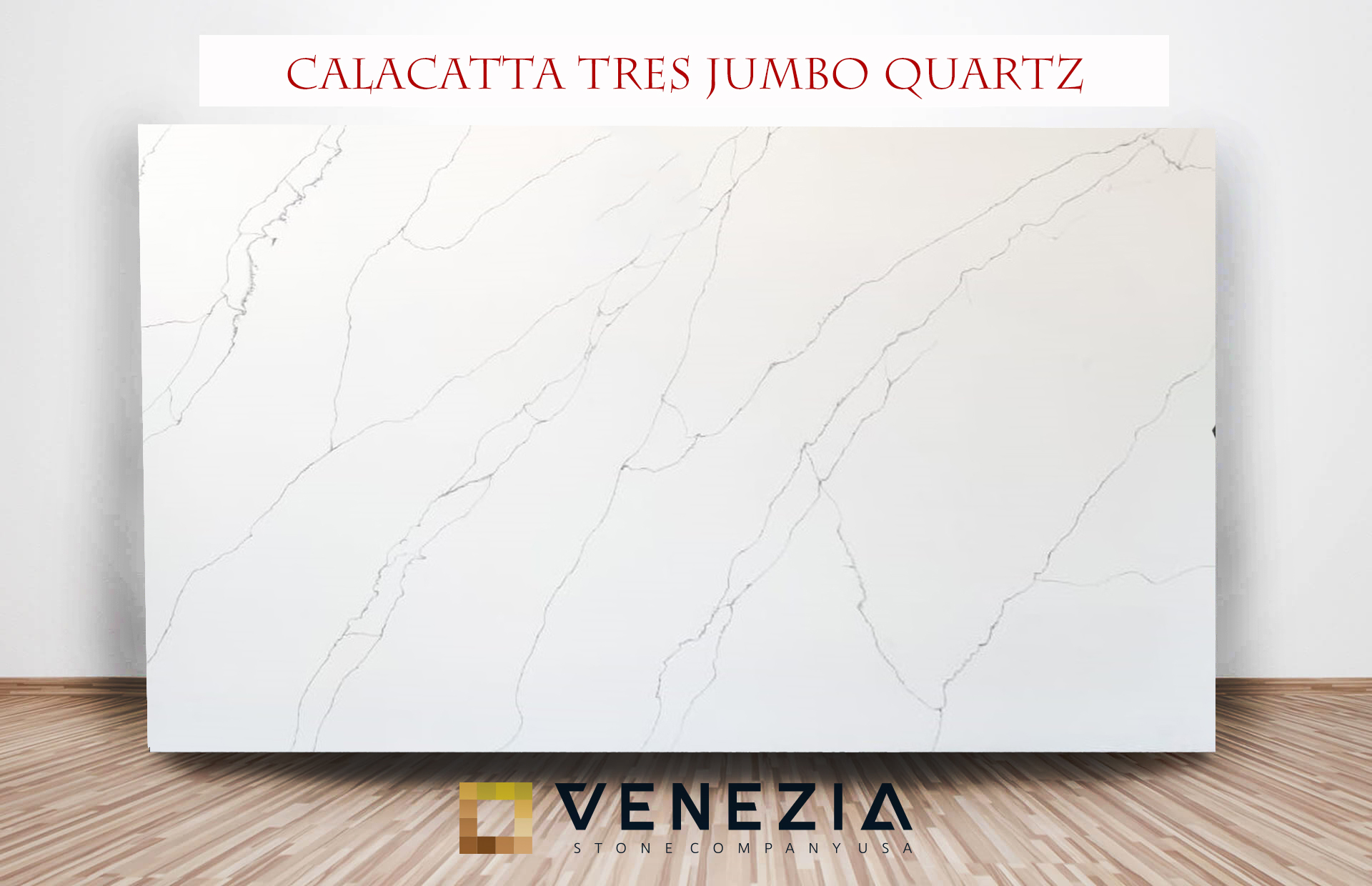 Calacatta Tres Jumbo Quartz