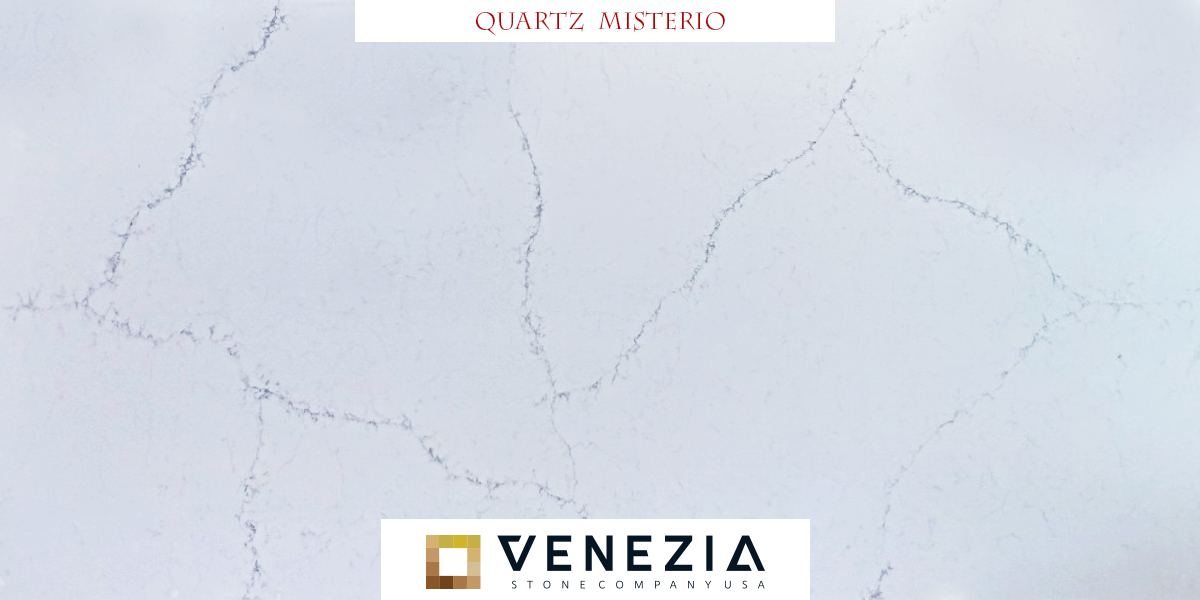 Quartz Misterio, quartz, white countertops, natural stone, kitchen countertops