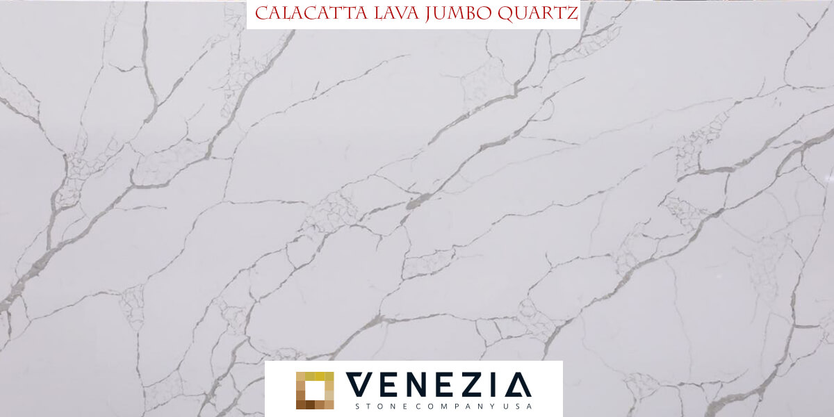 Calacatta Lava Jumbo Quartz