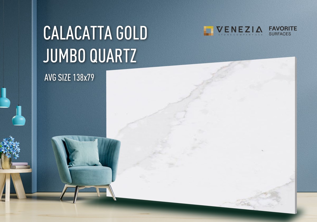 Calacatta Gold Jumbo Quartz