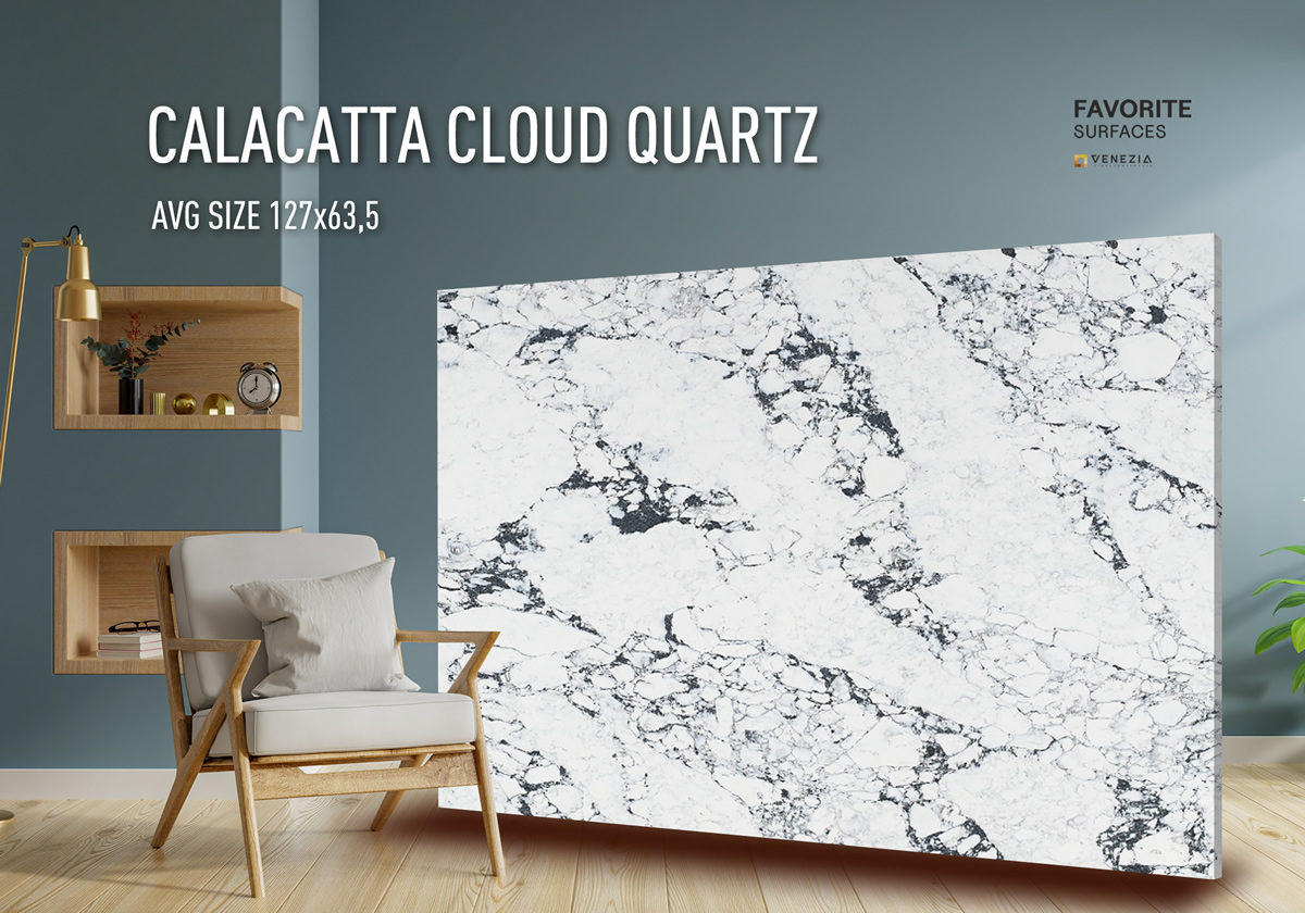 Calacatta Cloud Quartz