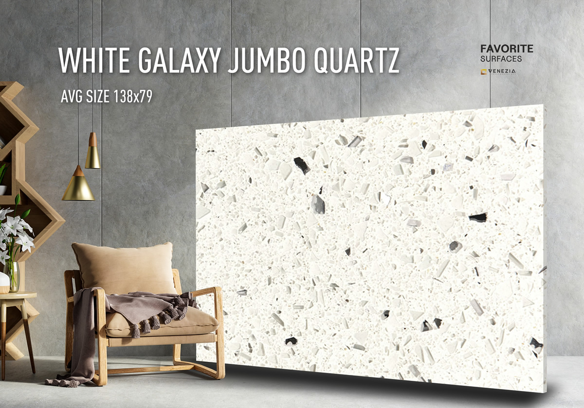 White Galaxy Jumbo Quartz 