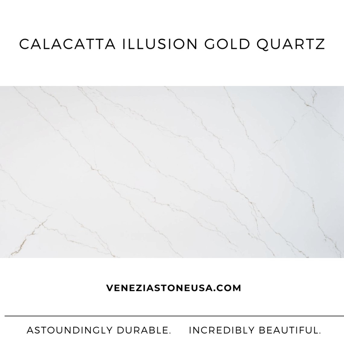 Calacatta Illusion Gold Quartz